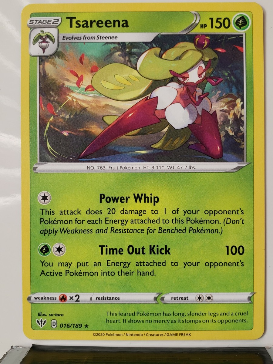 Tsareena 016/189 NM / M - RARE Darkness Ablaze Pokemon Card $2