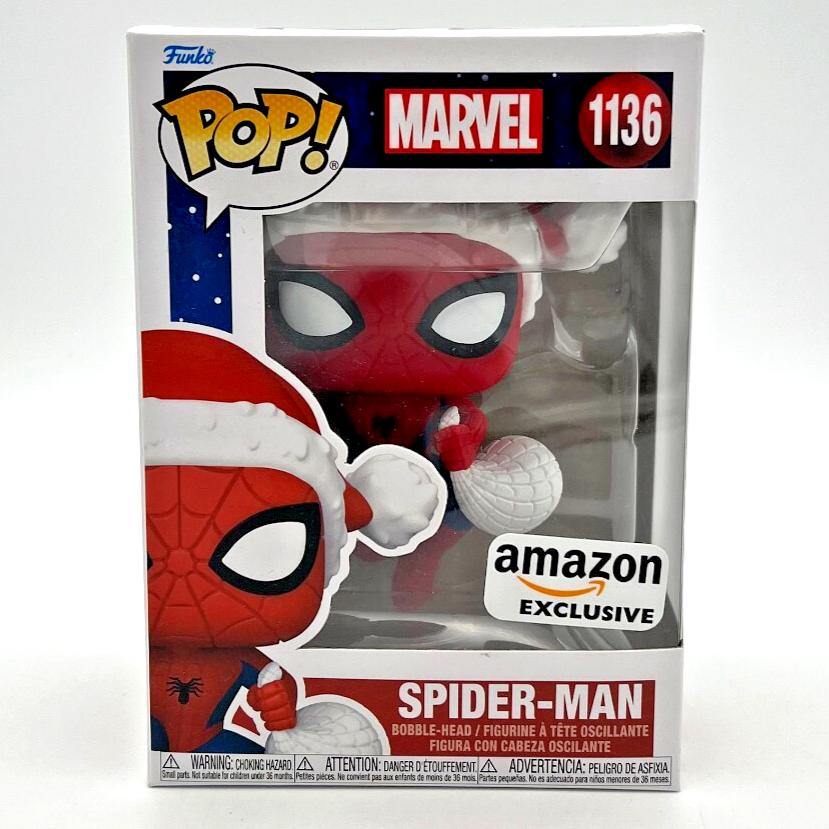 【未使用レア】FUNKO POP スパイダーマン ブックカバー付き　フィギュア MARVEL - 限定FUNKO POP! スパイダーマン マンガバース限定版の
