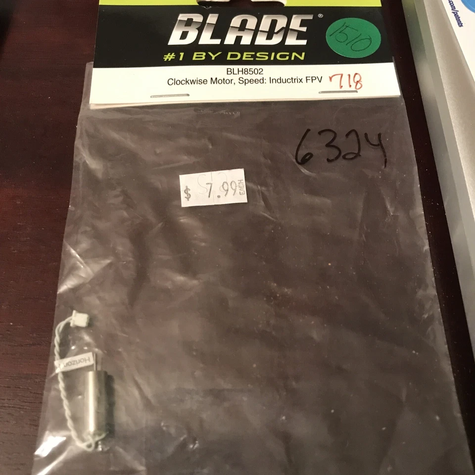 BLADE BLH8502 = CLOCKWISE MOTOR, SPEED: INDUCTRIX FPV (NEW) - Image 2 of 3