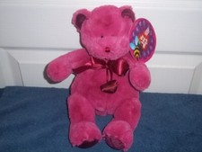 SUGARLOAF PINK HEART BEAR - 12 INCHES TALL - YEAR 2007