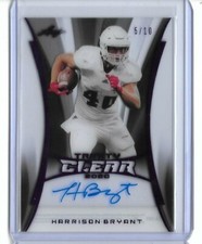 2020 Leaf Trinity Clear HARRISON BRYANT Purple Foil Auto RC 5/10 Browns TE