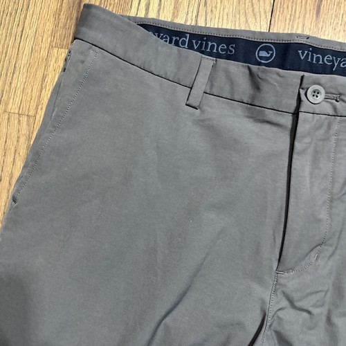 Pantalones de golf Vineyard Vines para hombre 36x34 grises sobre la marcha OTG rendimiento elástico - Imagen 3 de 16