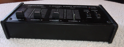 Vintage Realistic 4 Channel Stereo Microphone Mixer 7a2 RadioShack