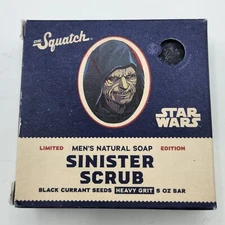 Dr. Squatch Star Wars Limited Edition Soap ~ Dark Side Scrub Darth Vader