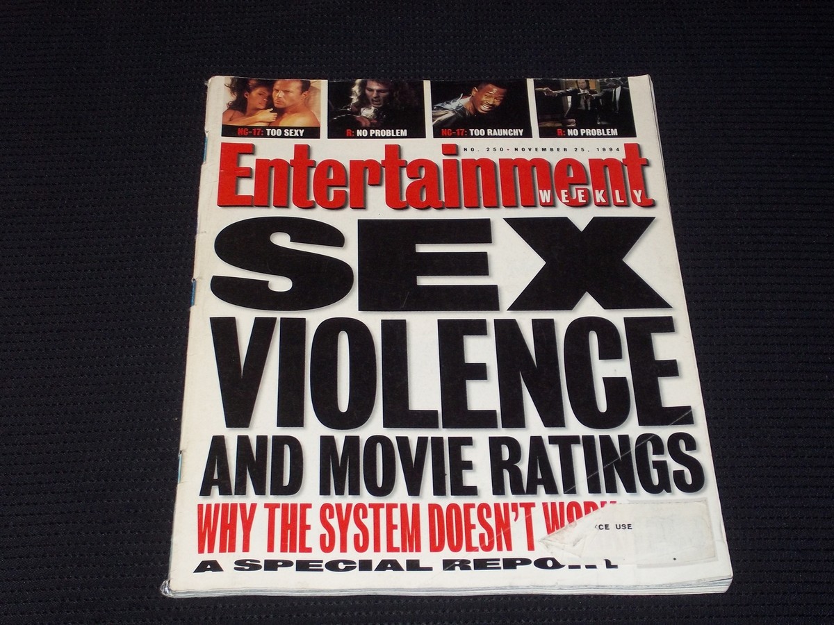 1994 NOVEMBER 25 ENTERTAINMENT WEEKLY MAGAZINE - SEX VIOLENCE MOVIES - E  183 | eBay