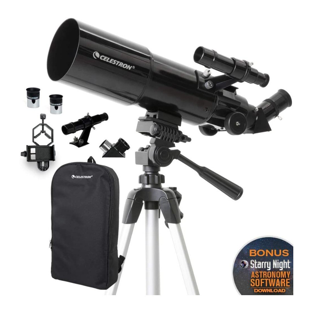 celestron 22030 travel scope 80 portable telescope