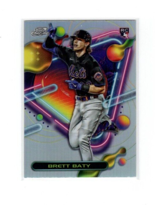 2023 Topps Cosmic Chrome 22 Refractor Brett Baty RC