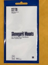 SHOWGARD STAMP MOUNTS 127/70 - ***WE HELP AND SUPPORT OUR VETERANS***