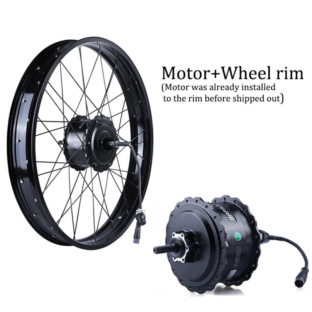 20x3 Rear Wheel Assembly - 48V 750W Bafang Motor - E Bike