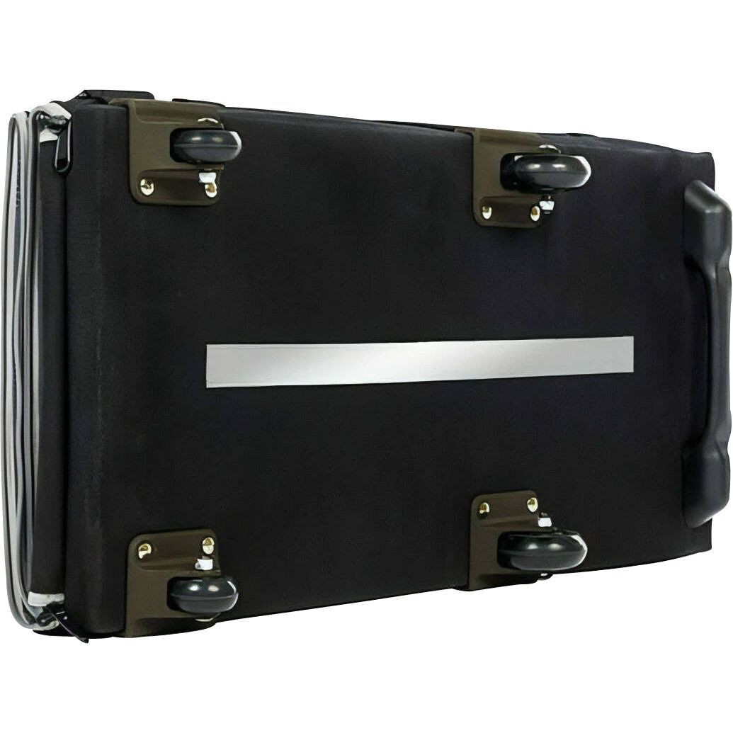 Brompton Travel Bag V2 With 4 Rollers Black Padded Cycling Brompton Travel Bag V2 With 4 Rollers Black Padded Cycling