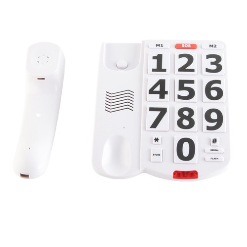 Elderly Corded Phone Amplified Volume Elderly Landline Phone For Seniors Hearing - Zdjęcie 8 z 12
