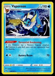 Vaporeon 030/185 Vivid Voltage Cosmos Holo Promo