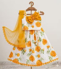 Traditional Ethnic GIRLS LEHENGA CHOLI WITH DUPATTA COTTON