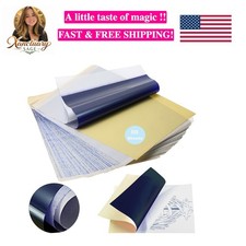 Tattoo Transfer Paper 50 Sheets - A4 Thermal Stencil Paper for Tattooing, 4 L...