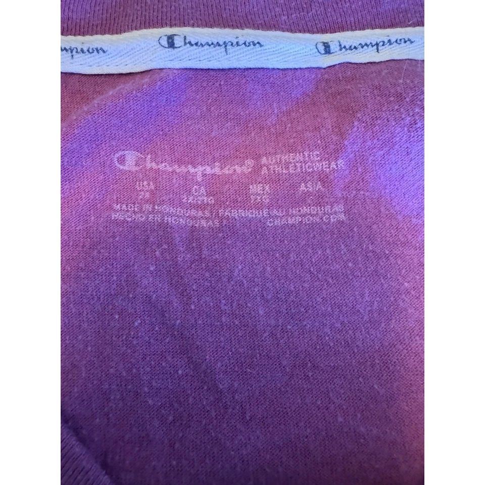 Champion I V-Neck Fuchsia T-shirt Size Women's Plus 2xl - Image 2 of 4