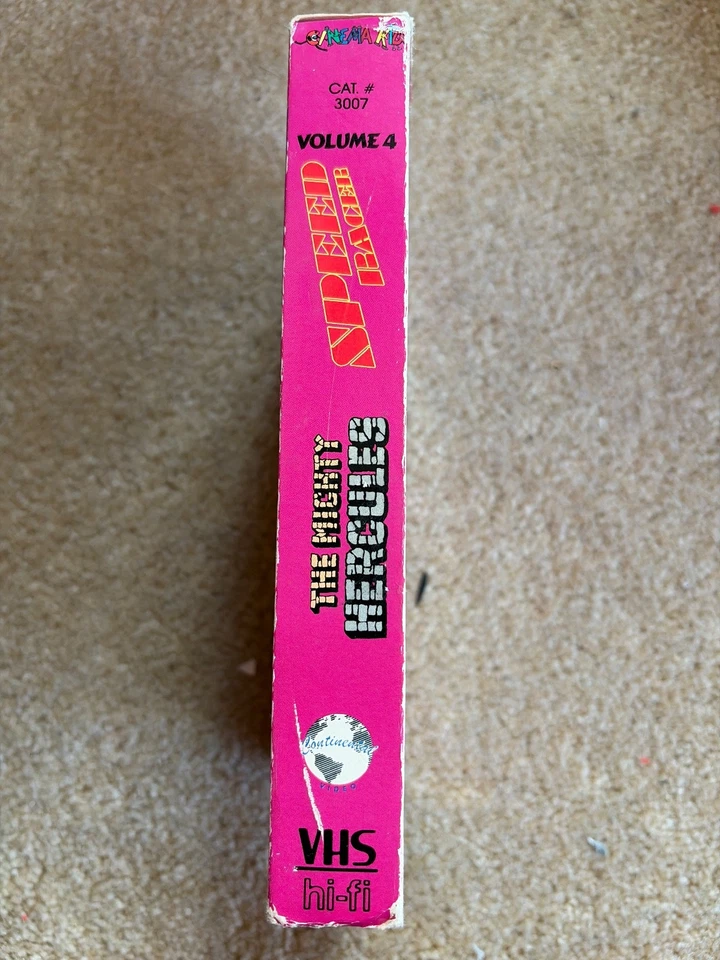 Mighty Hercules V.4 Speed Racer V.4  continental video VHS 1985 - Image 4 of 4