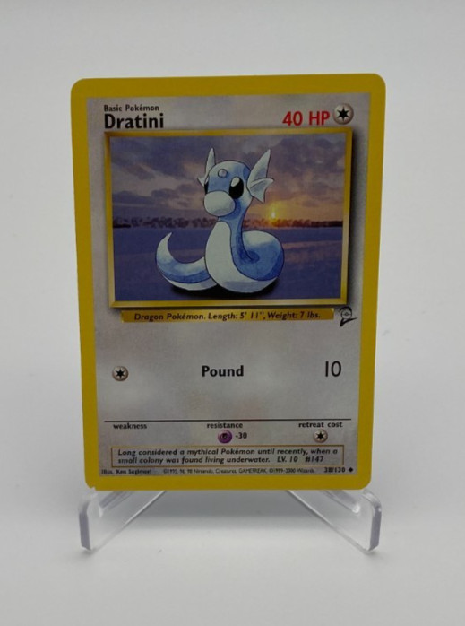 Pokemon Trading Card Game TCG Base Set 2 Dratini 38/130