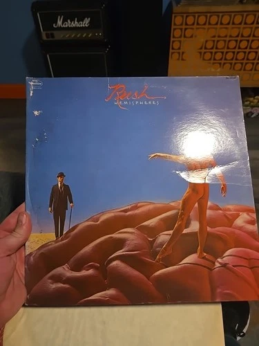 Rush Hemispheres Vinyl LP 1978 Mercury PRC SRM-1-3743 US