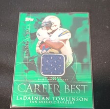 2009 Topps Career Best Relics LaDainian Tomlinson #CBR-LT San Diego Chargers NFL