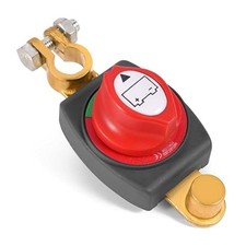 Post Car Battery Disconnect Switch, 12-48V Heavy Duty Battery Cut Top Post