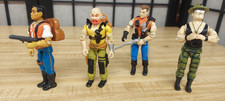 Vintage 1987 G.I. Joe Sgt Slaughter & Renegades Set Mercer Red Dog Taurus Figure