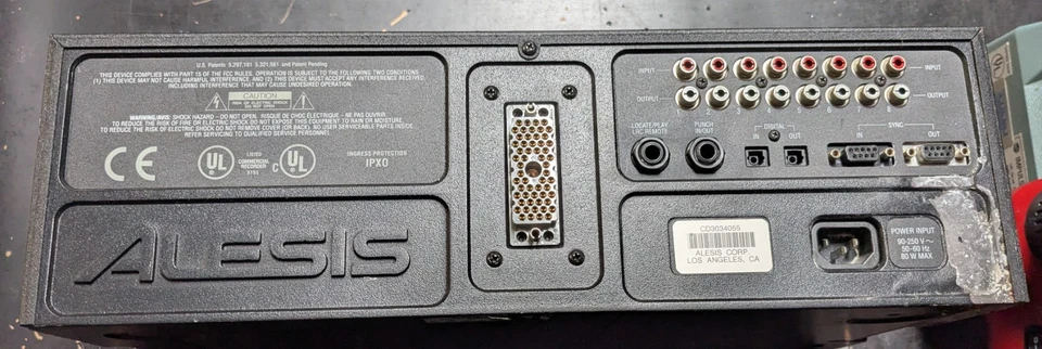 Alesis ADAT XT 8 track digital Audio Tape recorder.   Good Condition - Image 3 of 4