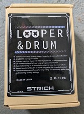 STRICH Stereo Looper Guitar Pedal ST272 Built-in Drum / Rhythms -- Used Twice!