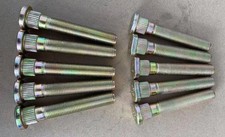 10 PCS Extended 1" Longer Than Stock Serrated Wheel Studs M12 1.5 M12 x 1.5