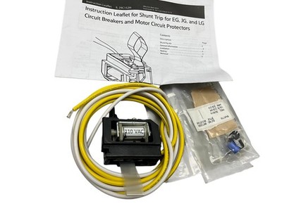 Eaton SNT120CPK Shunt Trip Circuit Breaker Accessory 110-240VAC for E/J/L Breake