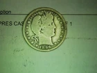 1896-O US Barber Quarter 25C Silver Coin
