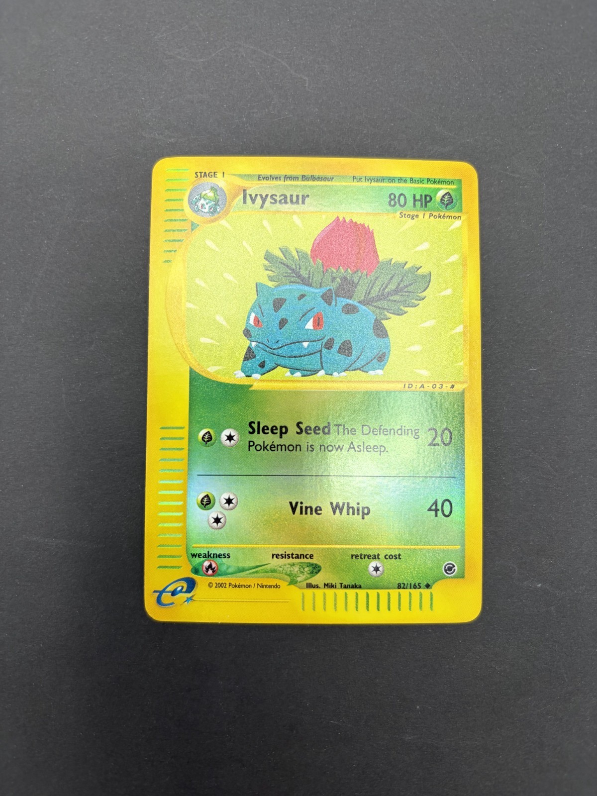Ivysaur - 82/165 - Expedition Reverse Holo Rare Card NM Pokemon TCG