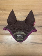 XL Extra Large Lemieux Heritage Plum Tweed Ears Fly Veil Rare
