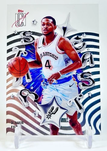 2025-26 Topps Signature Class De'Aaron Fox STAR CAST ~Case Hit~ SC-9 SPURS