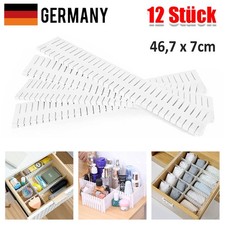 12x Schubladentrenner Schubladeneinteiler Organizer Schubladenteiler 46*7cm