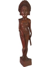 Hand Carved Balinese/Thai Wooden Statue
