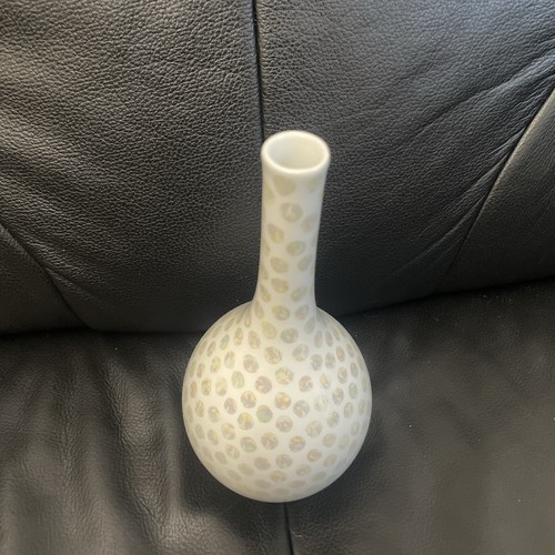 Kpm Berlin Vase Mit Irisierender Punkt Bemalung, Ausgefallen - Bild 8 von 10