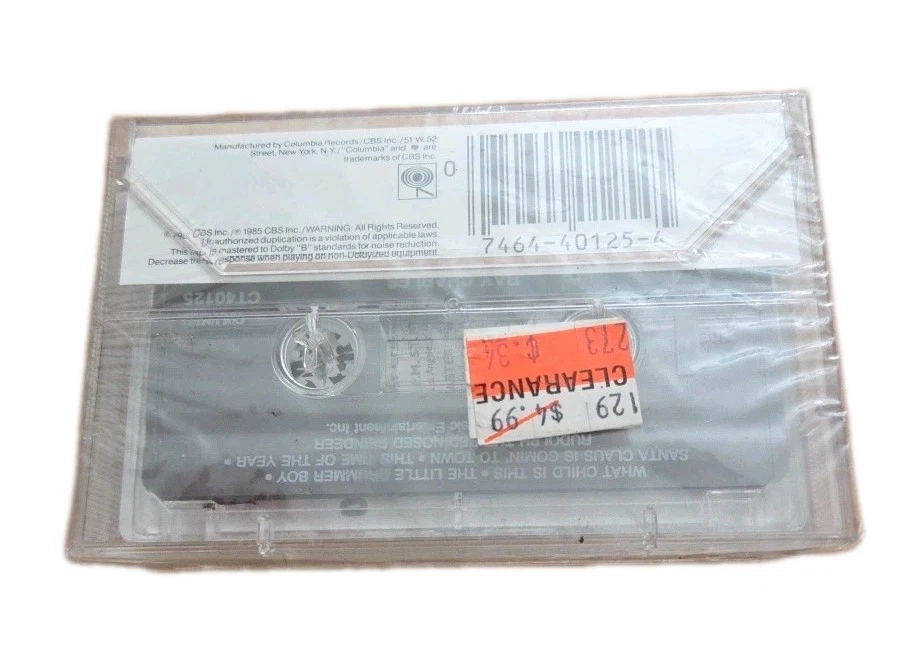 Ray Charles The Spirit Of Christmas Cassette Tape Soul New Factory Sealed 1985 - Image 2 of 2