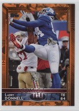 2015 Topps Factory Set Hobby Orange 4/75 Larry Donnell #187 0h1