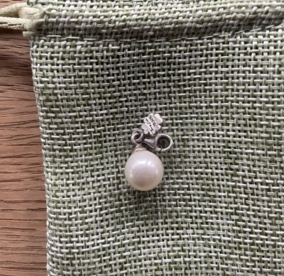 THOMAS SABO   süßer SILBER CHARM Süßwasserperle mit Kleeblatt SEHR GUT!