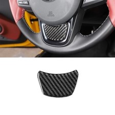 Pegatina de parche de base de volante de fibra de carbono para Toyota GR Supra A90 2019-2022