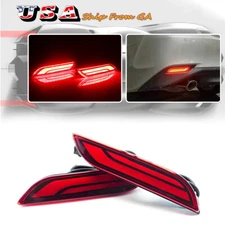 For 2018-2025 Toyota Camry LED Rear Bumper Tail Brake Signal Lamps Fog Lights