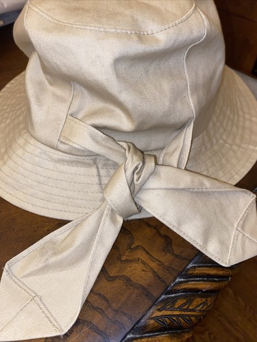 Sun Hat Vented Adjustable Tie Tan 