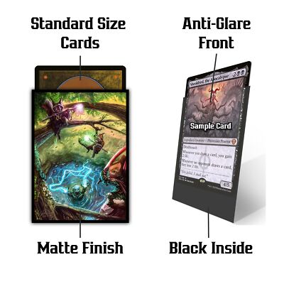 MTG (Forest Creatures V1) 100Ct Matte TCG Art Card Sleeves by | eBay