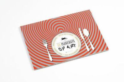 Placemat Pad Ser.: Op Art : 6 Designs - 8 Placemats Each Design: 48 Placemats by