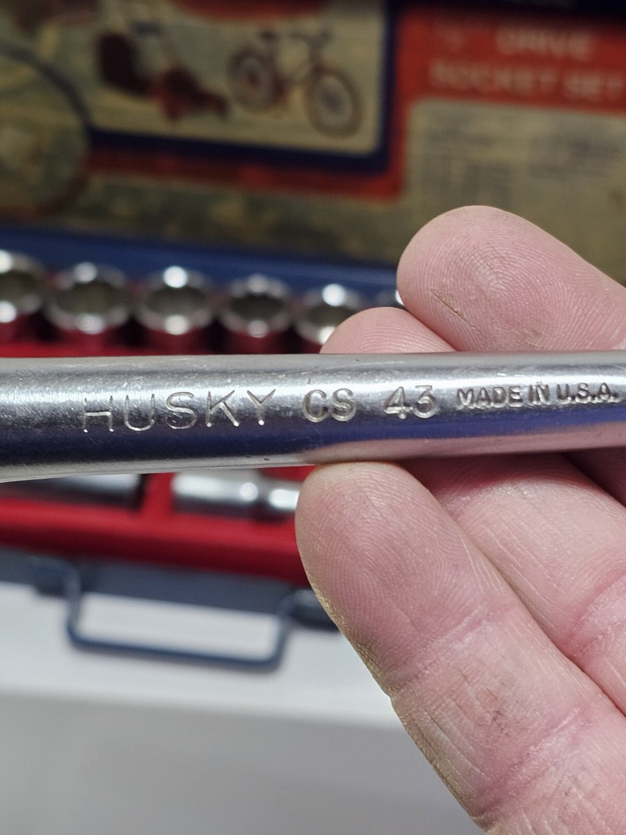 VINTAGE THORSEN 1/2' Inch 15 Piece 12 POINT Socket Set With Case