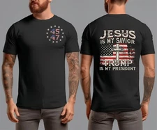 Trump 2024 Jesus My Savior MAGA 45 47 Missed Me Never Surrender Legend T-Shirts