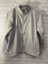 Asics Women  s Large Lani Jacket Steel Grey New With Tag Polyester