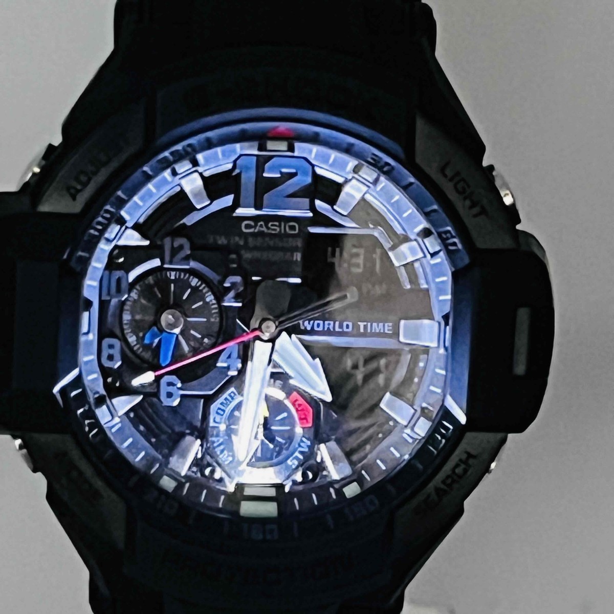 CASIO G-Shock GA-1100 Sky Cockpit Digital Analog Men's Watch 51.2