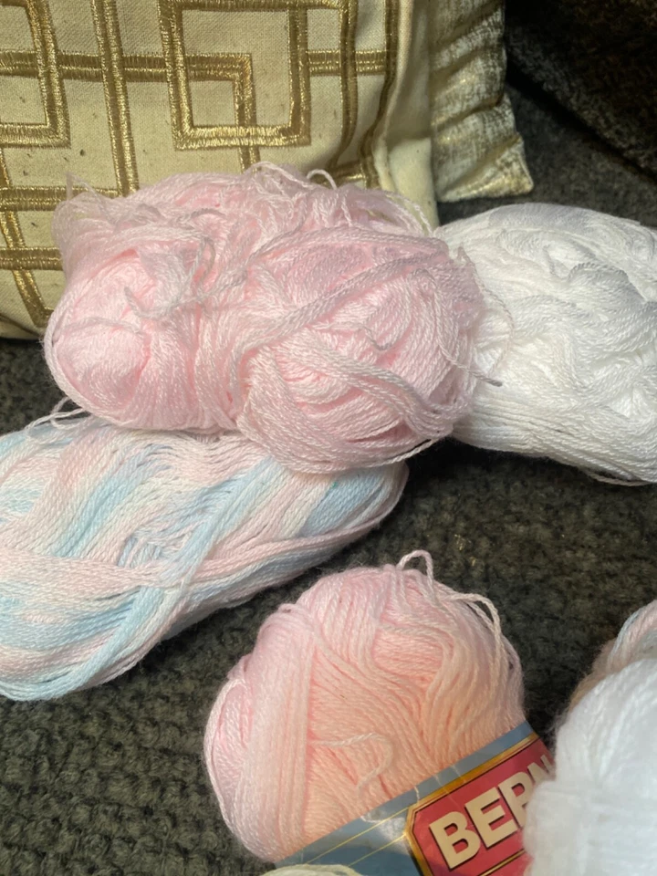 Bucilla Lollipop Yarn Lot Of 9 Acrylic Baby Yarn 1 oz.  - Image 2 of 4