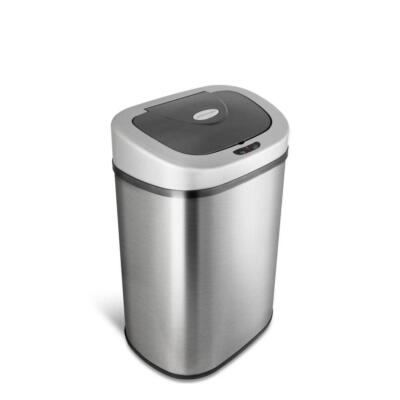 Touchless Motion Sensor Trash Can 21 Gal Garbage Bin Automatic Stainless Home US